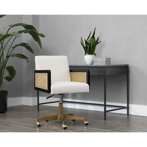 Claudette Linoso Ivory Office Chair